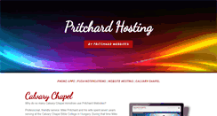 Desktop Screenshot of pritchardhosting.com